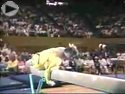 1988 Paul Hunt gymnastics comedy beam routine