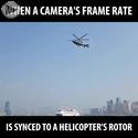 camera synced to the rotor