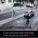 text and walk