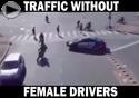 traffic without female drivers