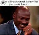 what antivirus you use in linux