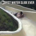 worst water slide ever