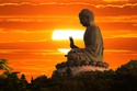 buddha sunset
