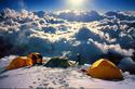 camping above the clouds