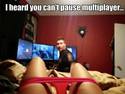 i heard you cant pause multiplayer