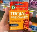 trojan pre owned re-lubricated