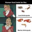 arthropods for food