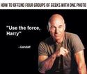 how to offend four groups of geeks