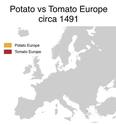 potato vs tomato europe