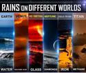 rain on different planets