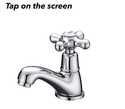 tap on the screen