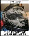 this is why we wear helmets