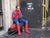 Смешна снимка spiderman after work