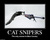 Смешна снимка cat snipers