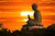 Смешна снимка buddha sunset